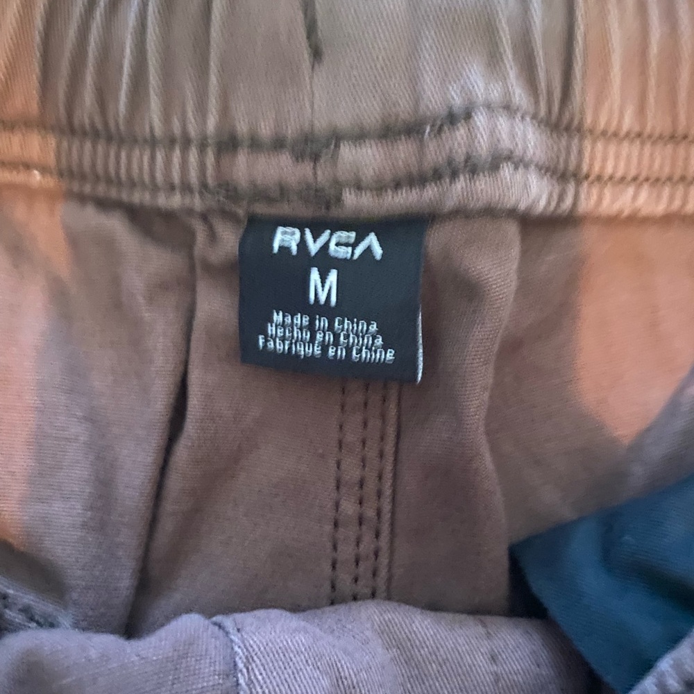 Brown cotton RVCA shorts